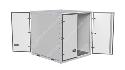 Tragbare Lagerbehälter aus glasfaserverstärkter PP-Wabenplatte zur Großbestellung